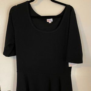 New LuLaRoe Nicole Dress - Black - Plus Size 3XL